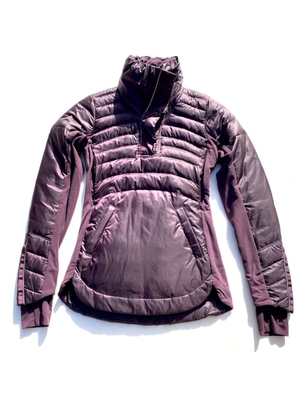 Lululemon, NWT! Down For A Run Pullover II coat jacket sweatshirt. Size 2.